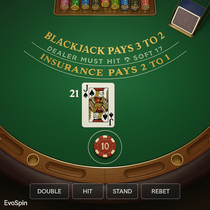 EvoSpin - Blackjack Table Game - Classic Card Strategy